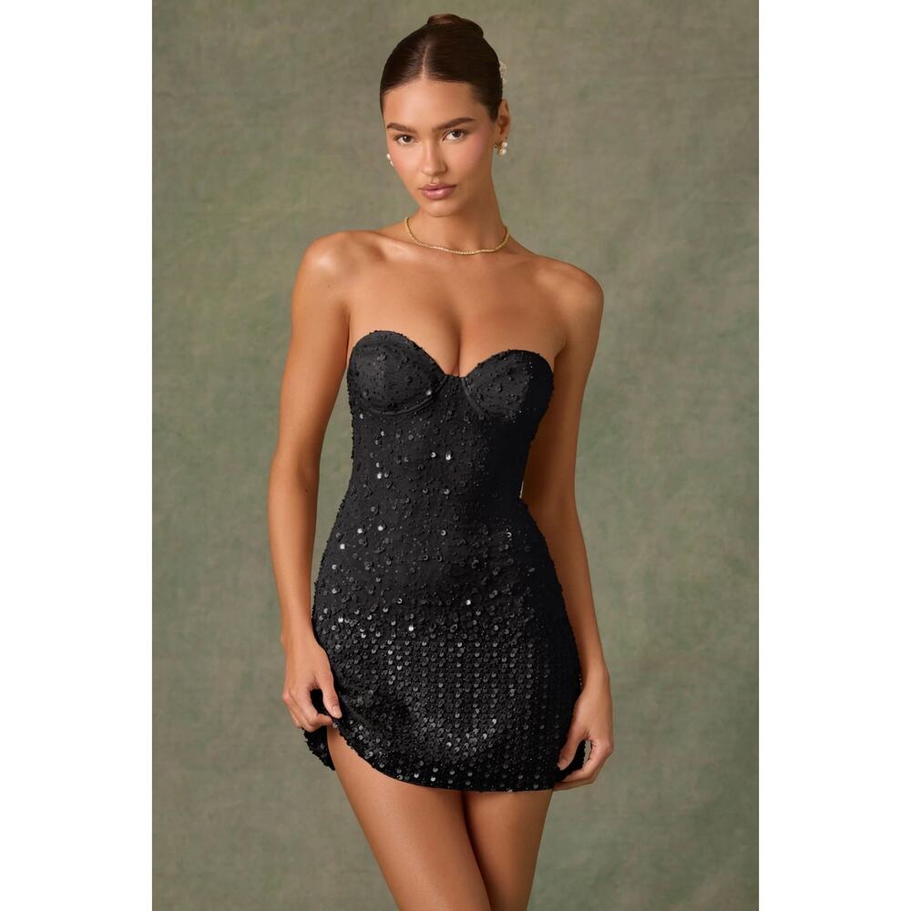 Oh Polly Black Mini Dress